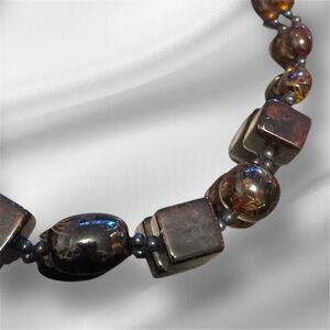 Vintage Moroccan Glass Beaded Necklace